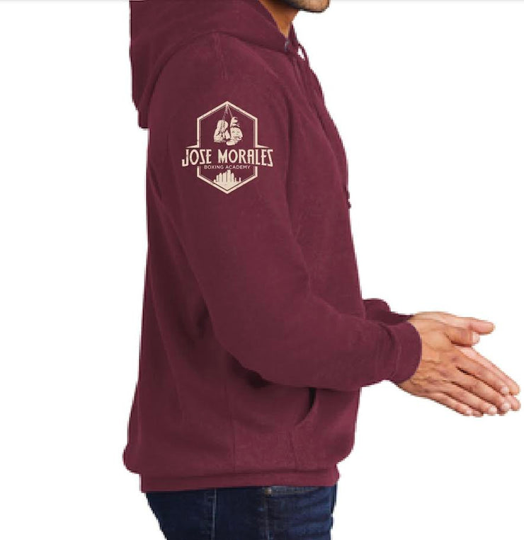 Limited Edition Burgundy Boxing Hoodie